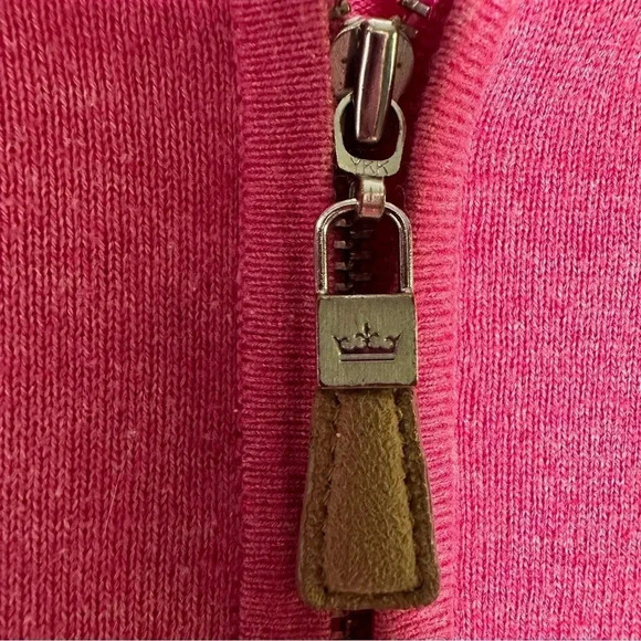 Peter Millar Crown Soft 1/4 Zip Cotton Silk Sweater Size Medium - Picture 6 of 10